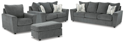Stairatt Living Room Sets Sofa, Loveseat, Chair and Ottoman