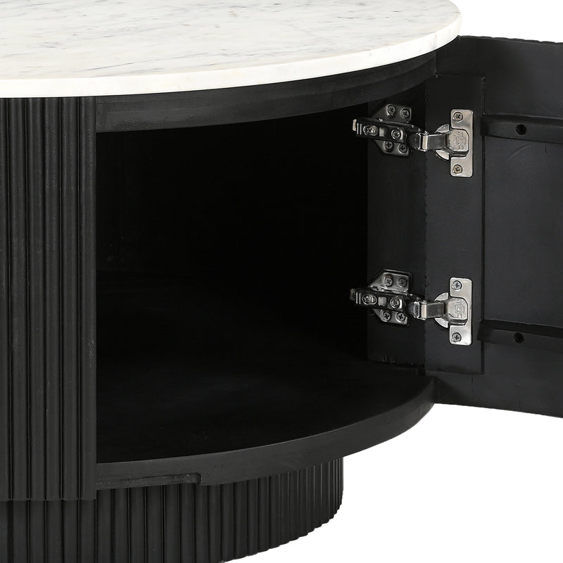 Round Coffee Table W/storage