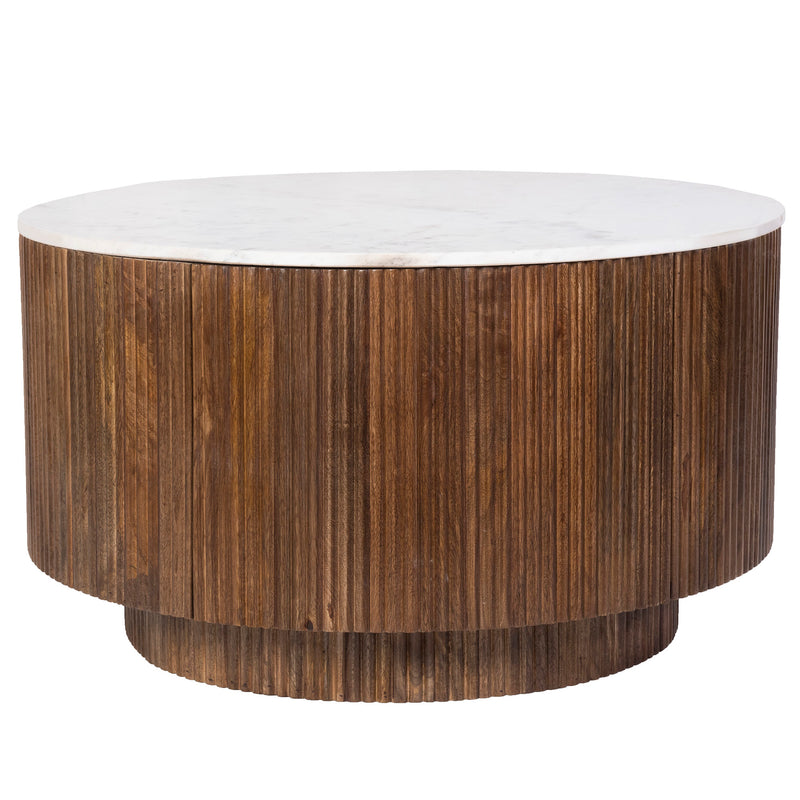 Round Coffee Table W/storage