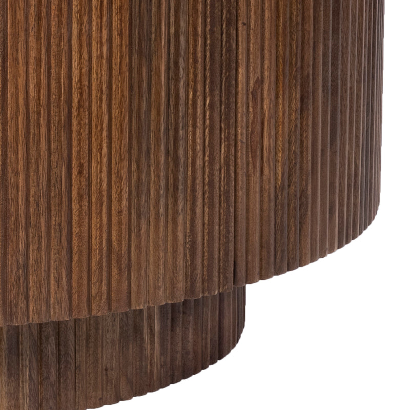 Round Coffee Table W/storage
