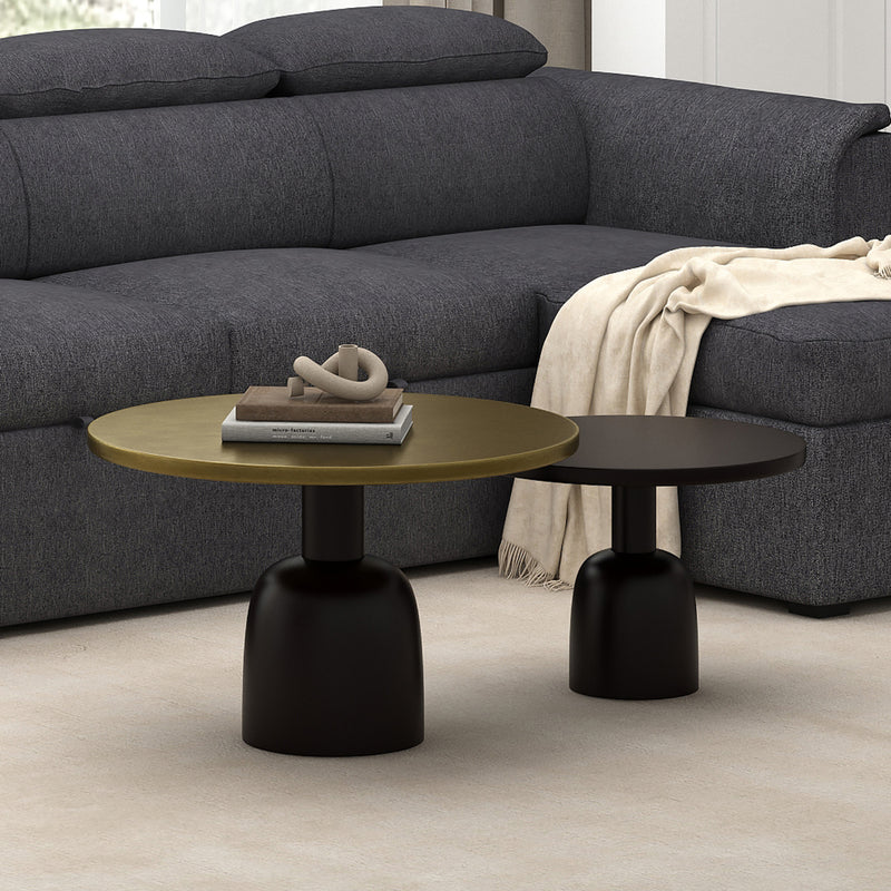 Adira 2pc Round Coffee Table Set