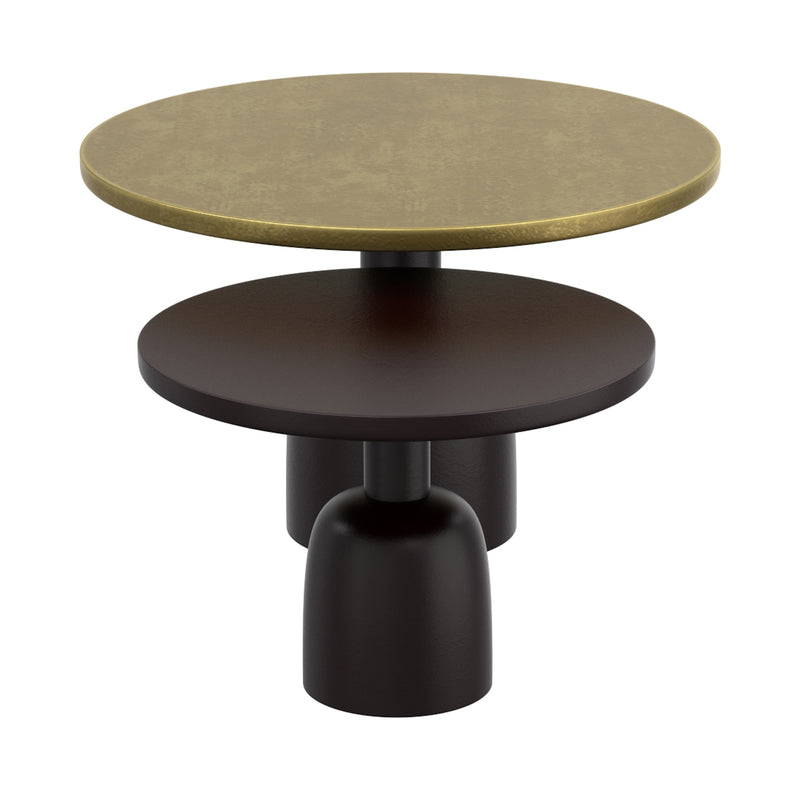 Adira 2pc Round Coffee Table Set
