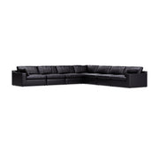 Emilia Sectionals 7-Piece Sectional Black