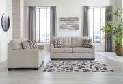 Mahoney Sofa and Loveseat Living Room Set Pebble