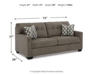 Mahoney Sofa and Loveseat Living Room Set