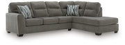 Olten Sectionals 2-Piece Sectional with Chaise (31305S2) Graphite