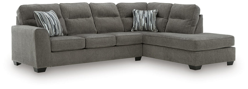 Olten Sectionals 2-Piece Sectional with Chaise (31305S2) Graphite