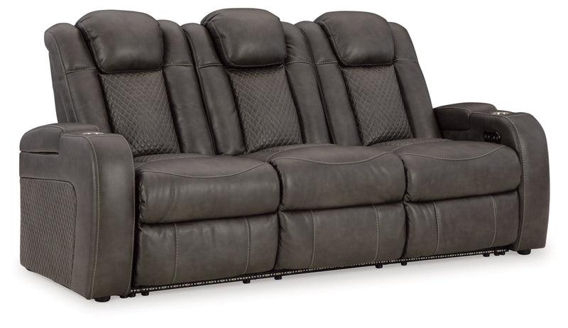 Fyne-Dyme Power Reclining Sofa with Adjustable Headrest