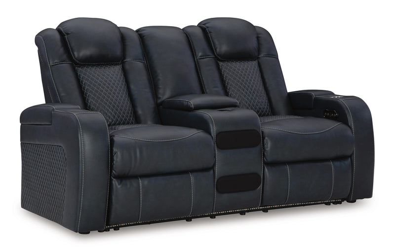 Fyne-Dyme Reclining Loveseats Sapphire