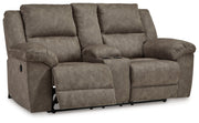 Laresview DBL Reclining Loveseat w/Console