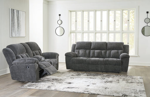 Frohn Sofa and Loveseat Living Room Set Graphite