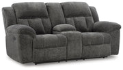 Frohn DBL Reclining Loveseat w/Console by Ashley Furniture Default Title