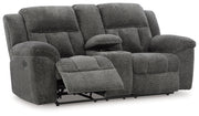Frohn DBL Reclining Loveseat w/Console by Ashley Furniture