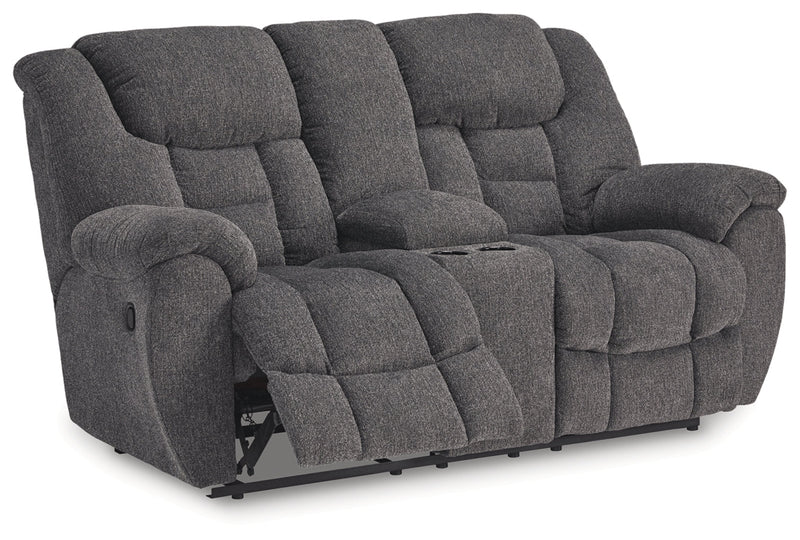 Foreside DBL Reclining Loveseat w/Console by Ashley Furniture