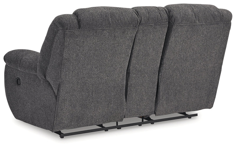 Foreside DBL Reclining Loveseat w/Console