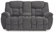 Foreside DBL Reclining Loveseat w/Console by Ashley Furniture