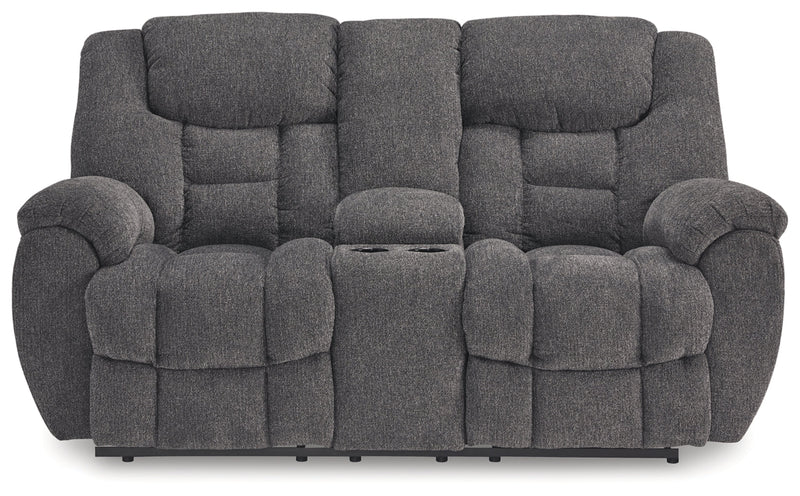 Foreside DBL Reclining Loveseat w/Console by Ashley Furniture