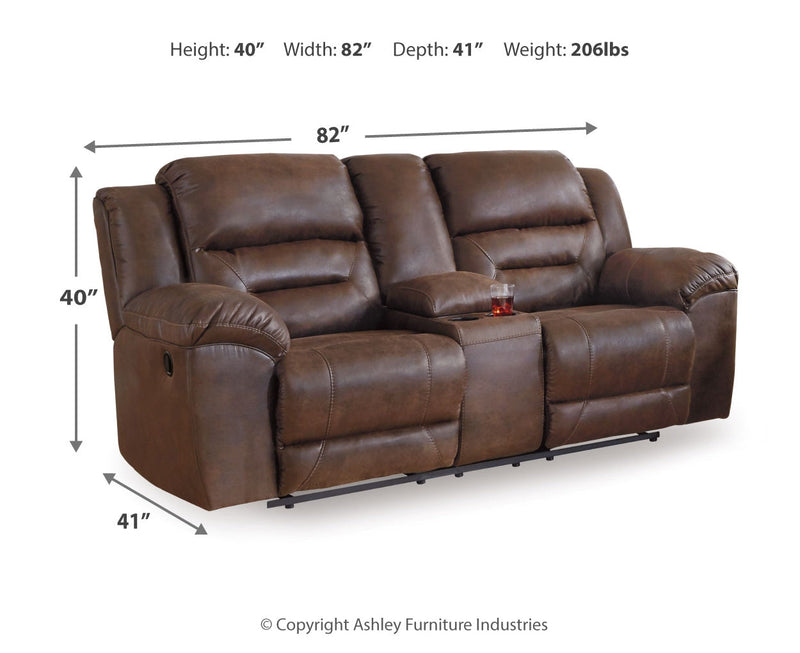 Stoneland DBL Reclining Loveseat