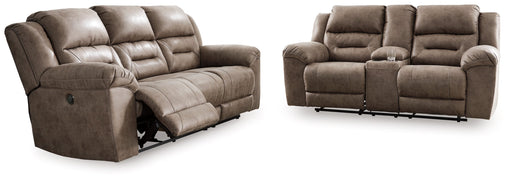Stoneland Living Room Set Fossil Sofa and Loveseat (v2)