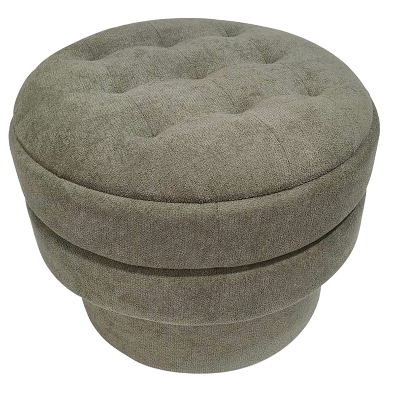 Round Storage Ottoman
