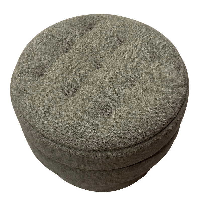 Round Storage Ottoman
