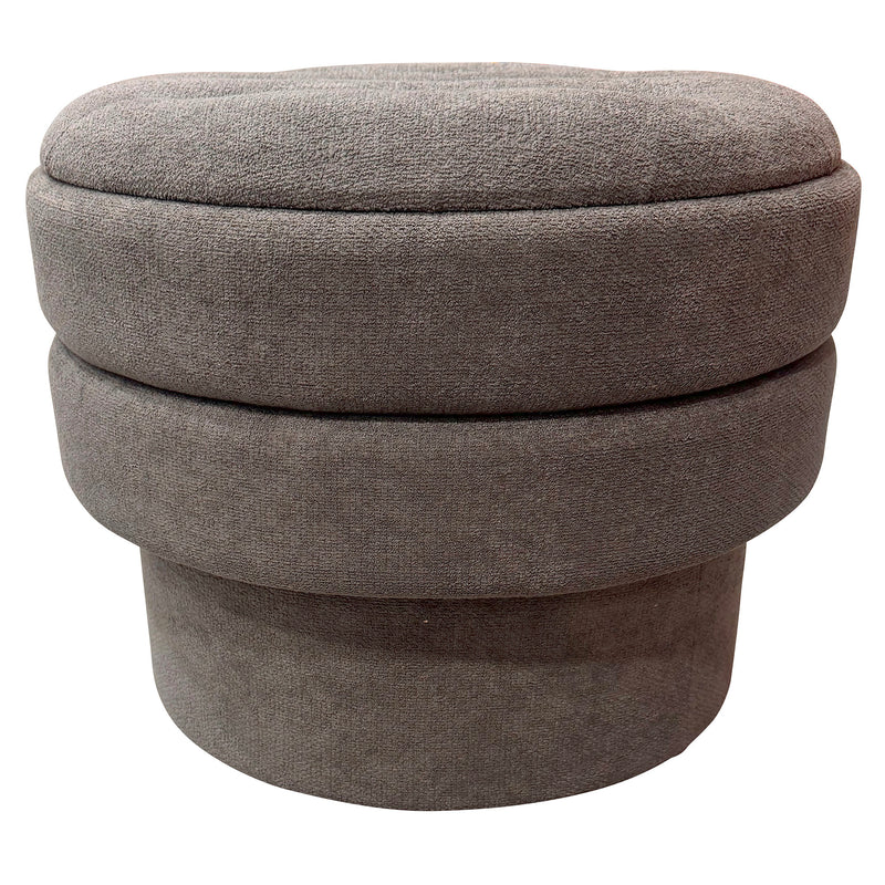 Round Storage Ottoman