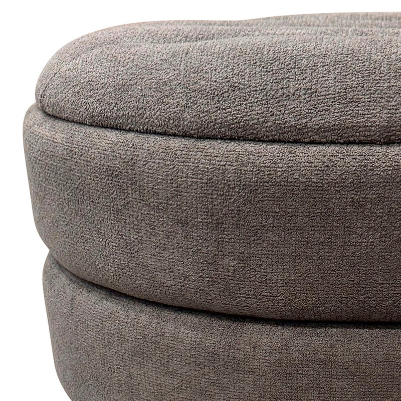 Round Storage Ottoman
