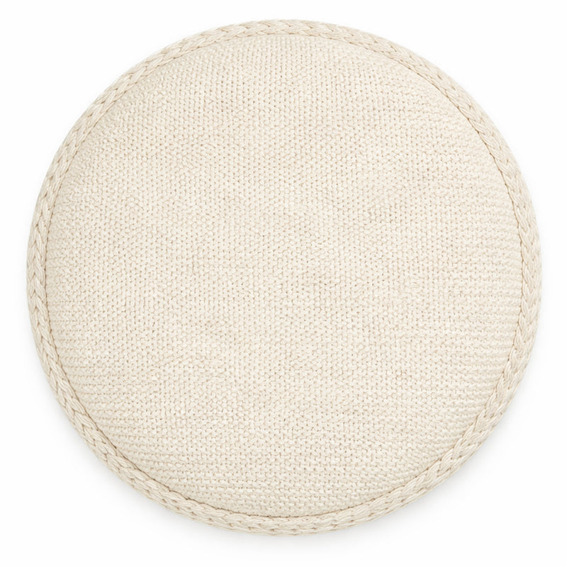 Round Storage Ottoman