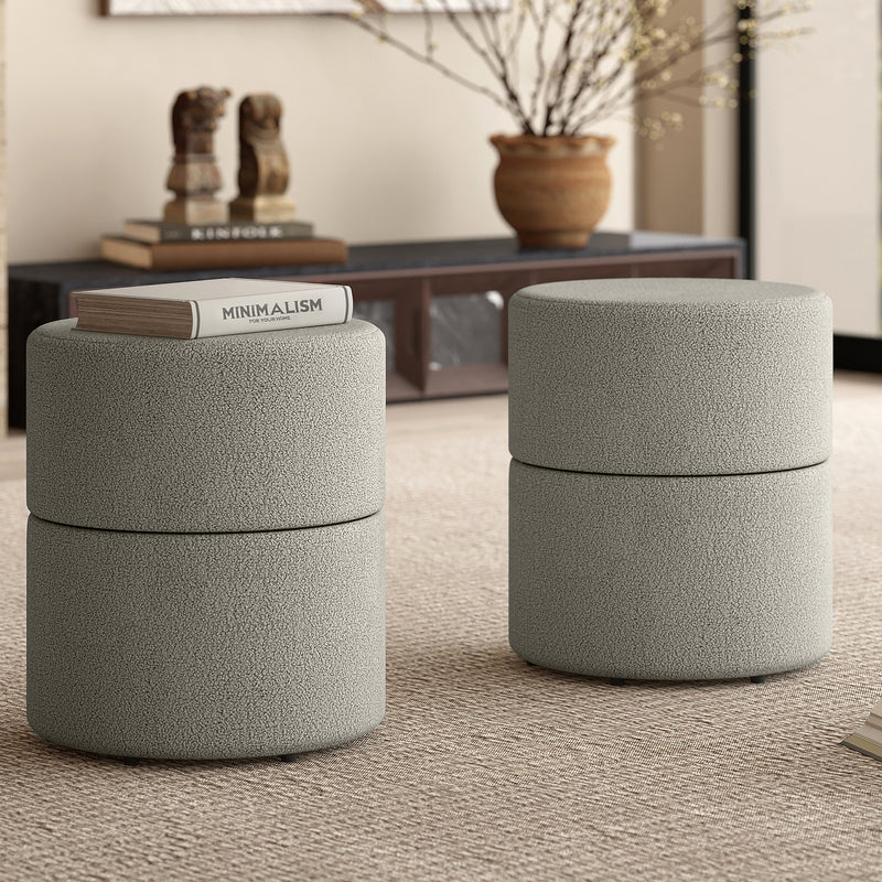 Round Swivel Ottoman