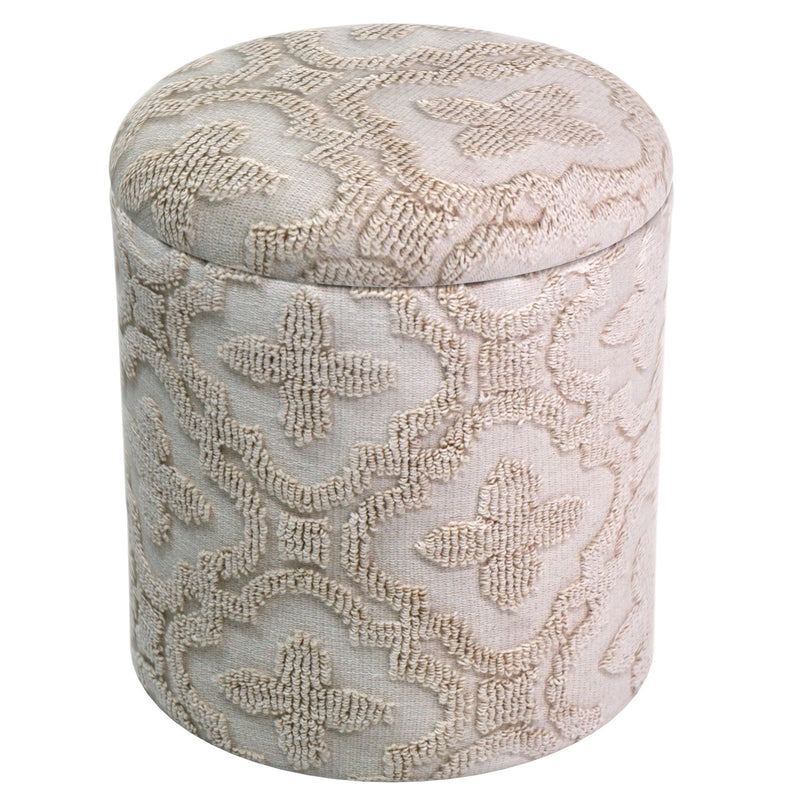 Round Storage Ottoman