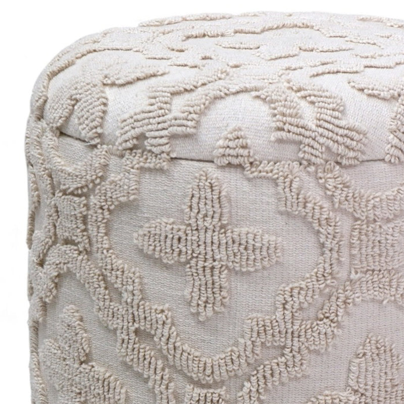Round Storage Ottoman