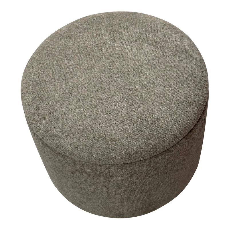 Round Storage Ottoman
