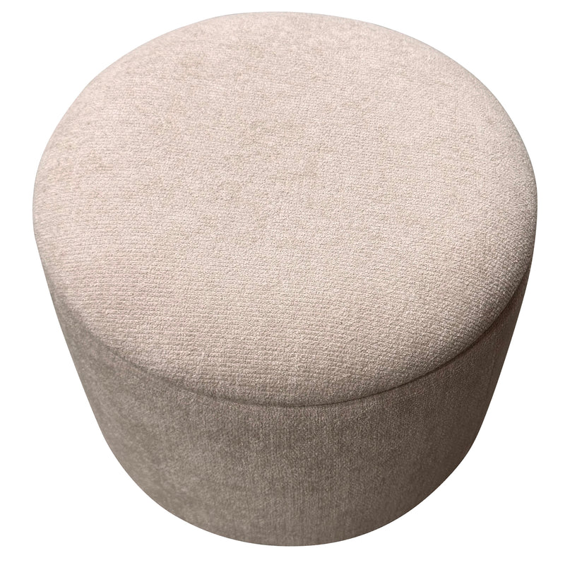 Round Storage Ottoman