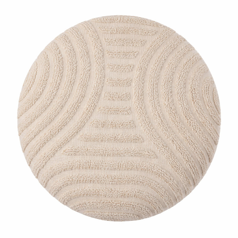 Round Storage Ottoman