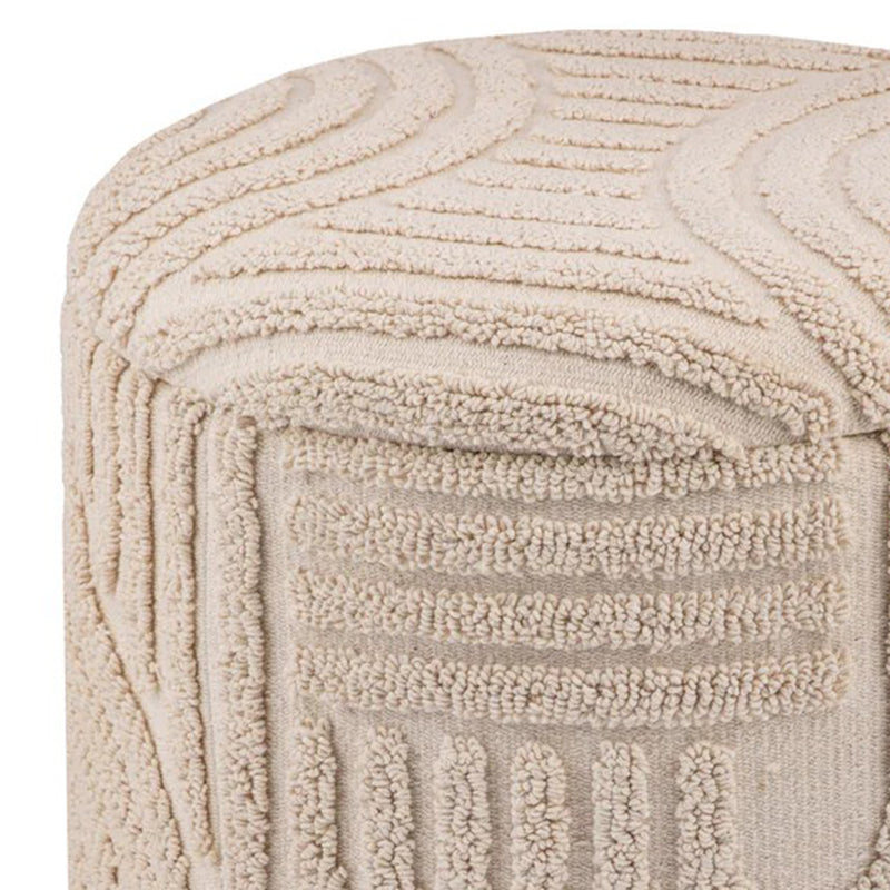 Round Storage Ottoman