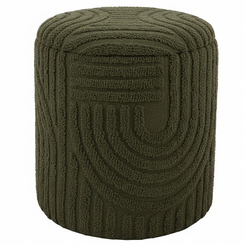 Round Storage Ottoman