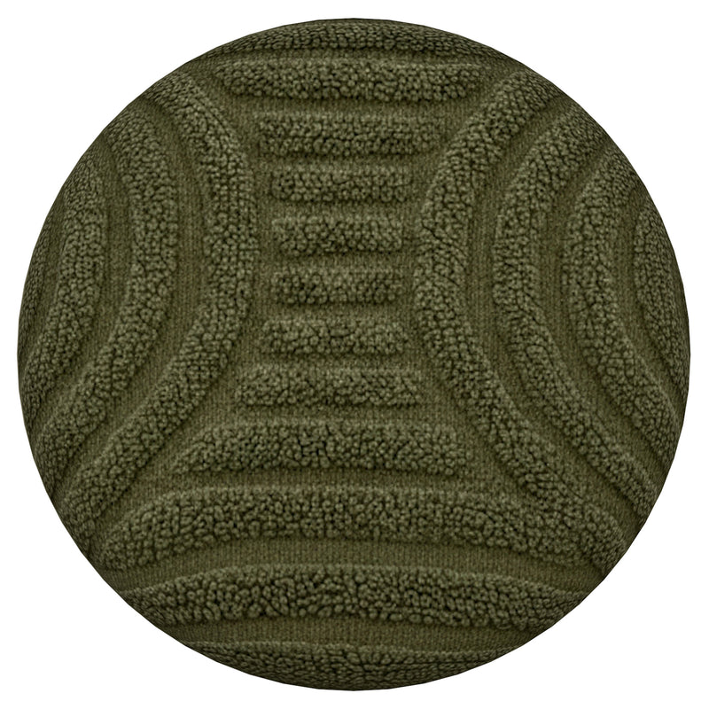 Round Storage Ottoman