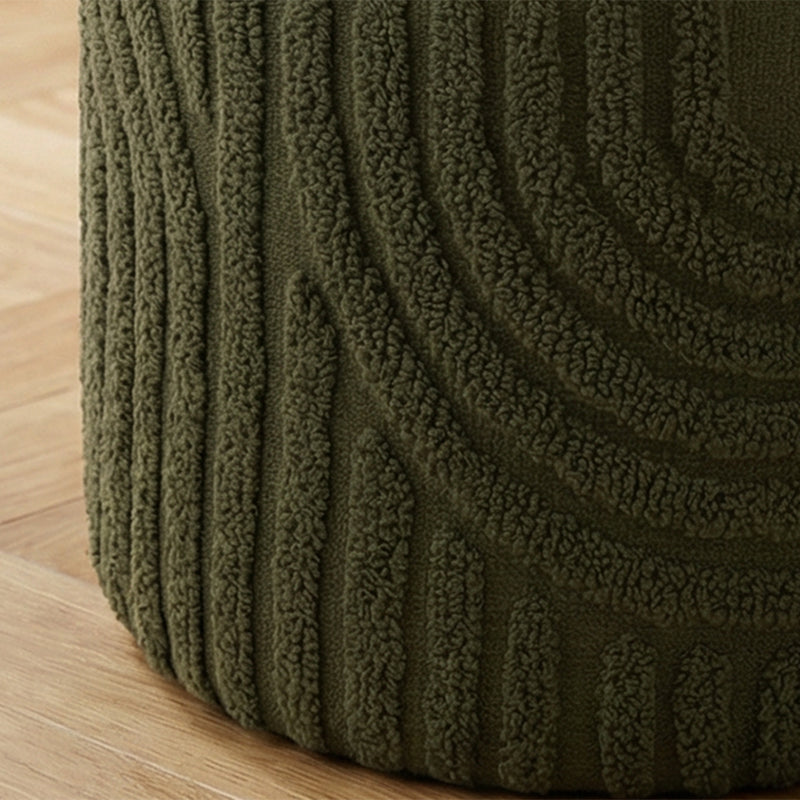 Round Storage Ottoman