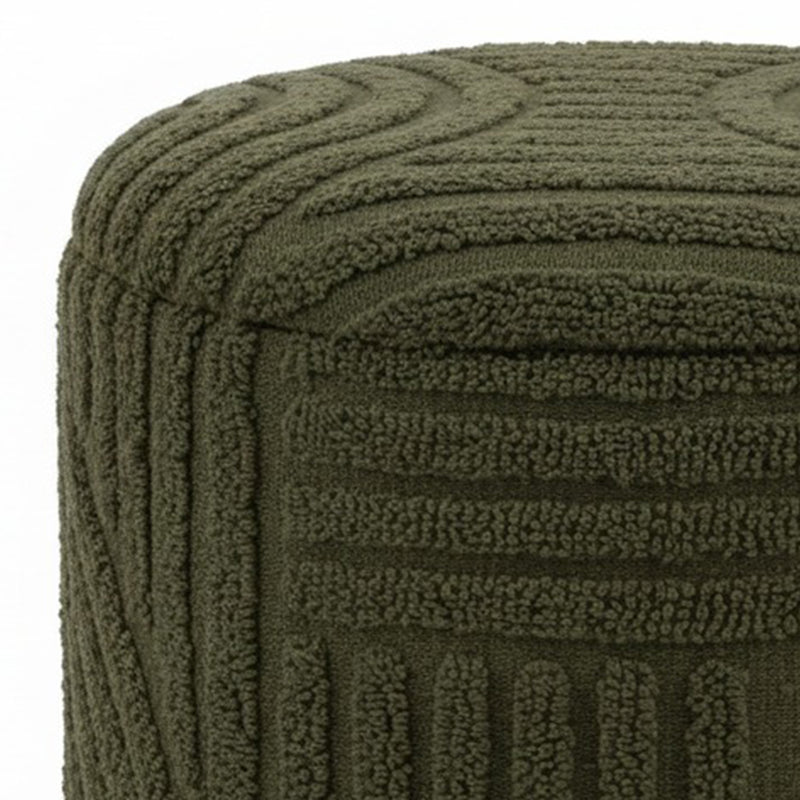 Round Storage Ottoman