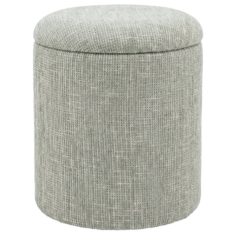 Round Storage Ottoman