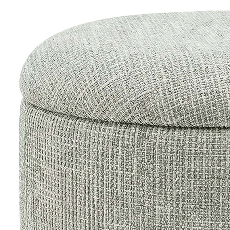 Round Storage Ottoman