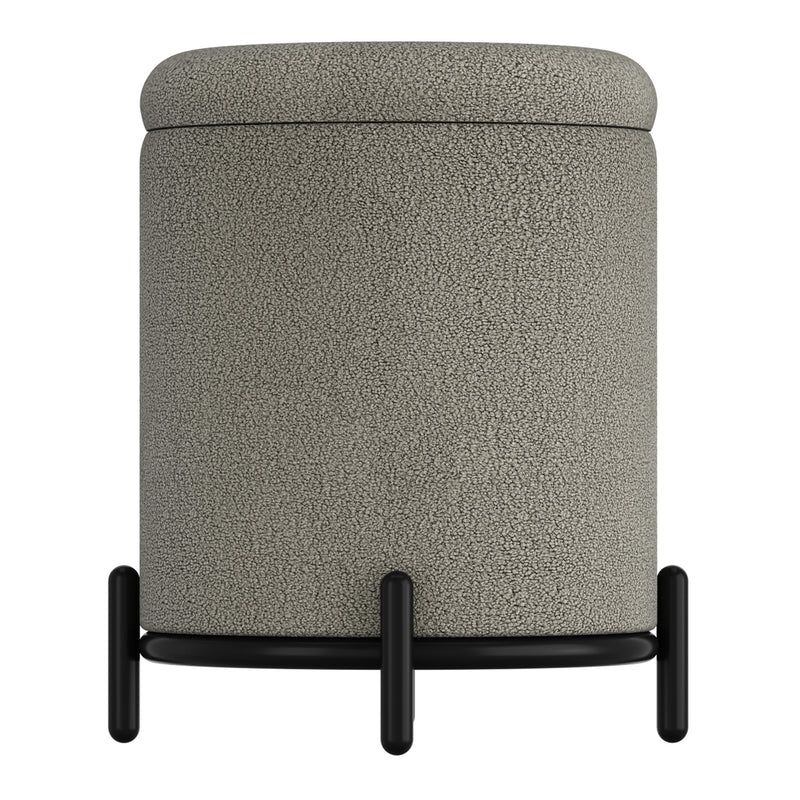 Round Storage Ottoman