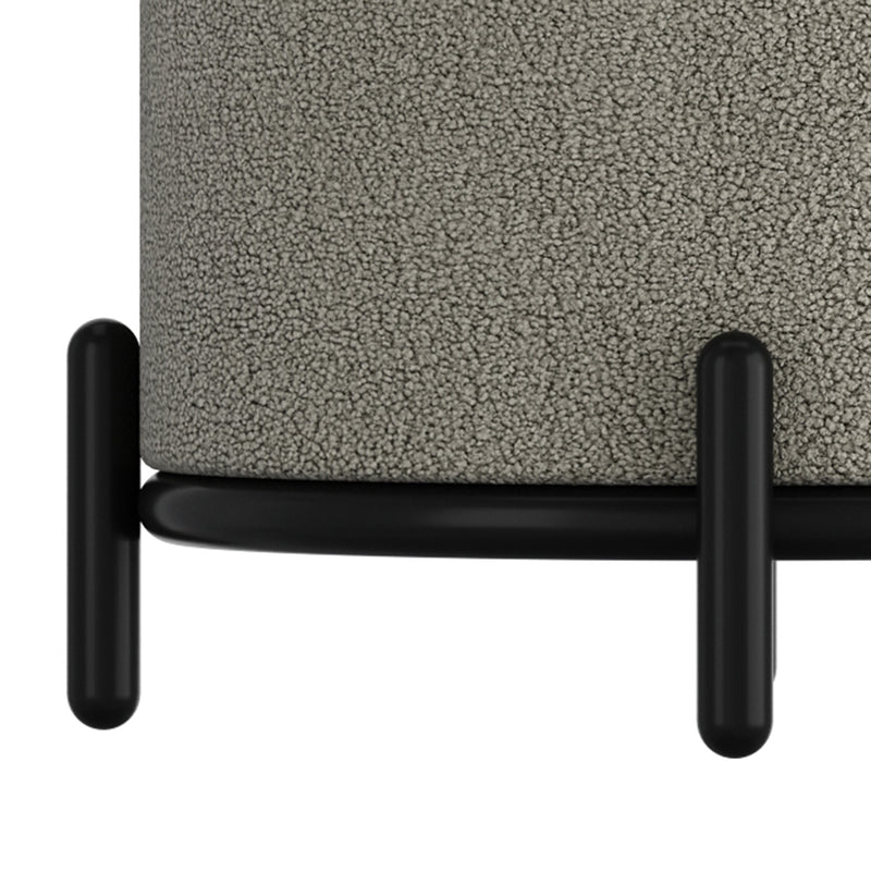 Round Storage Ottoman