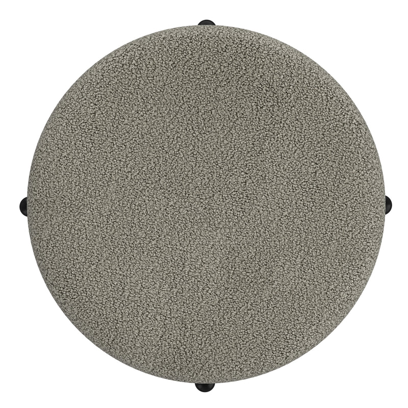 Round Storage Ottoman