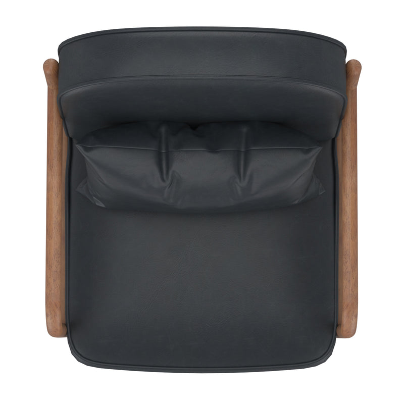 Fani Accent Chair, Faux Leather