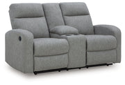 Moreau Place DBL Reclining Loveseat w/Console Default Title