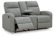 Moreau Place DBL Reclining Loveseat w/Console