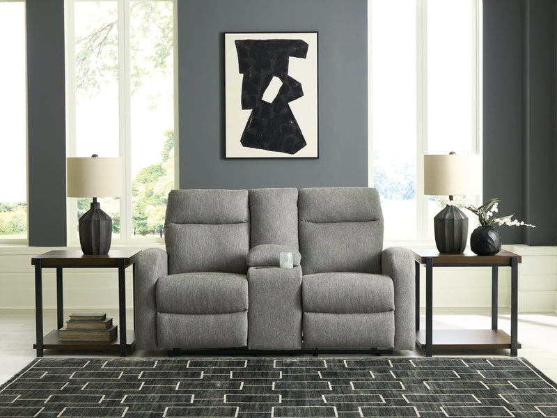 Moreau Place DBL Reclining Loveseat w/Console