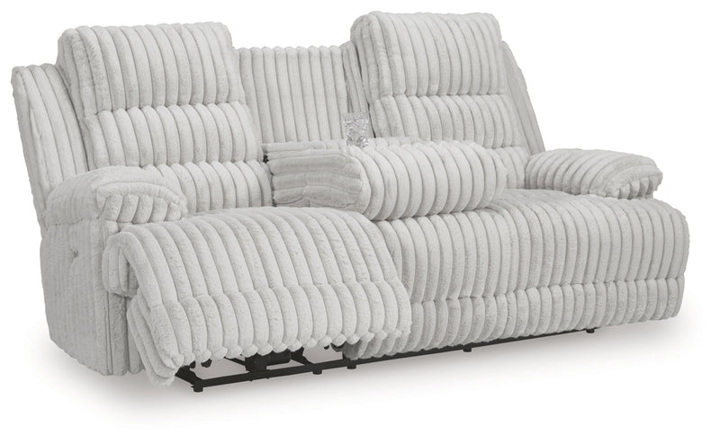 Technique Reclining Power Sofa w/Drop Down Table