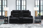 Rhines Falls DBL REC PWR Loveseat w/Console Reclining Loveseats